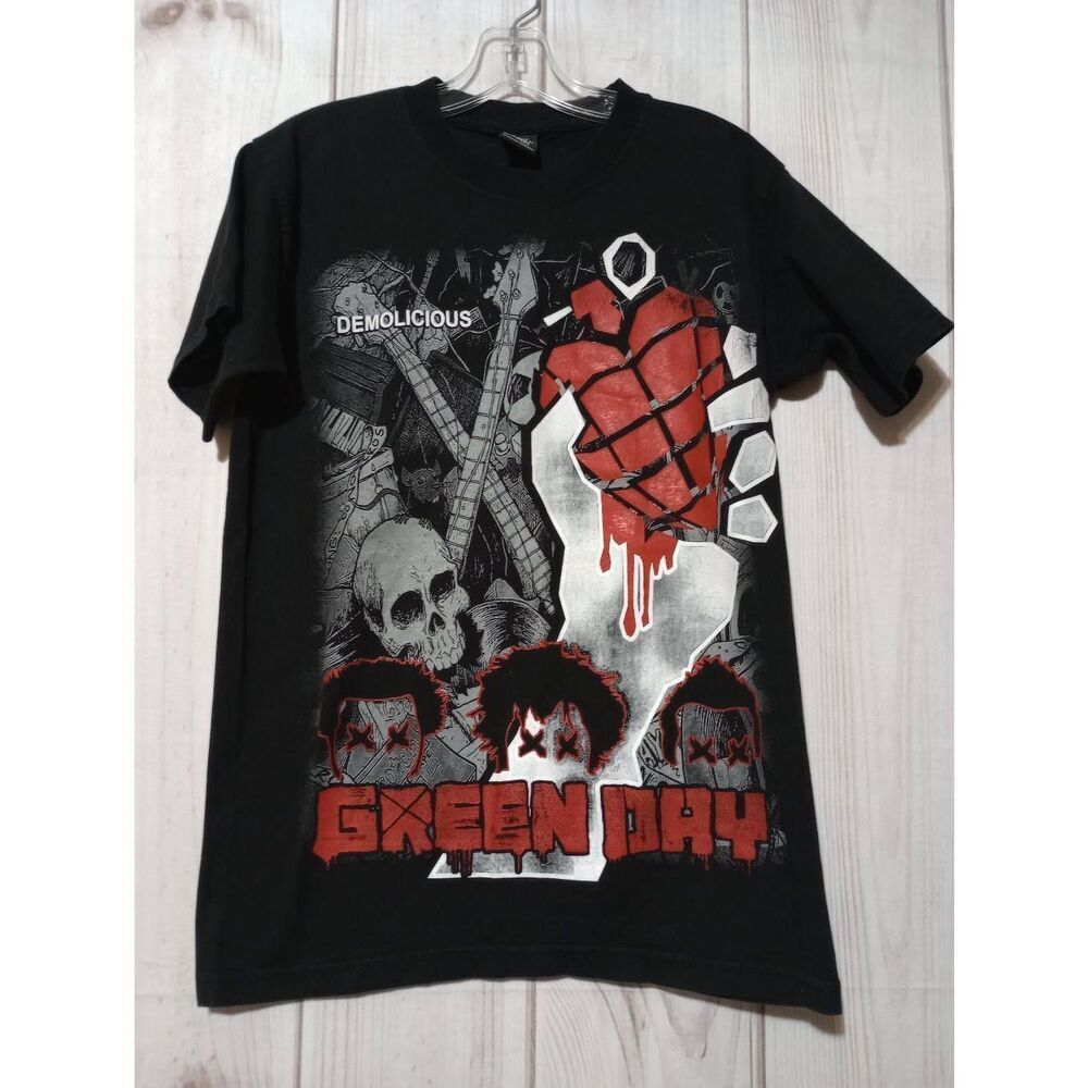 Unitalla Green Day Shirt Ladies Medium Demolicous‎